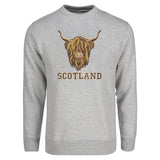 ADULT SWEATSHIRT | EMB BR COW 5