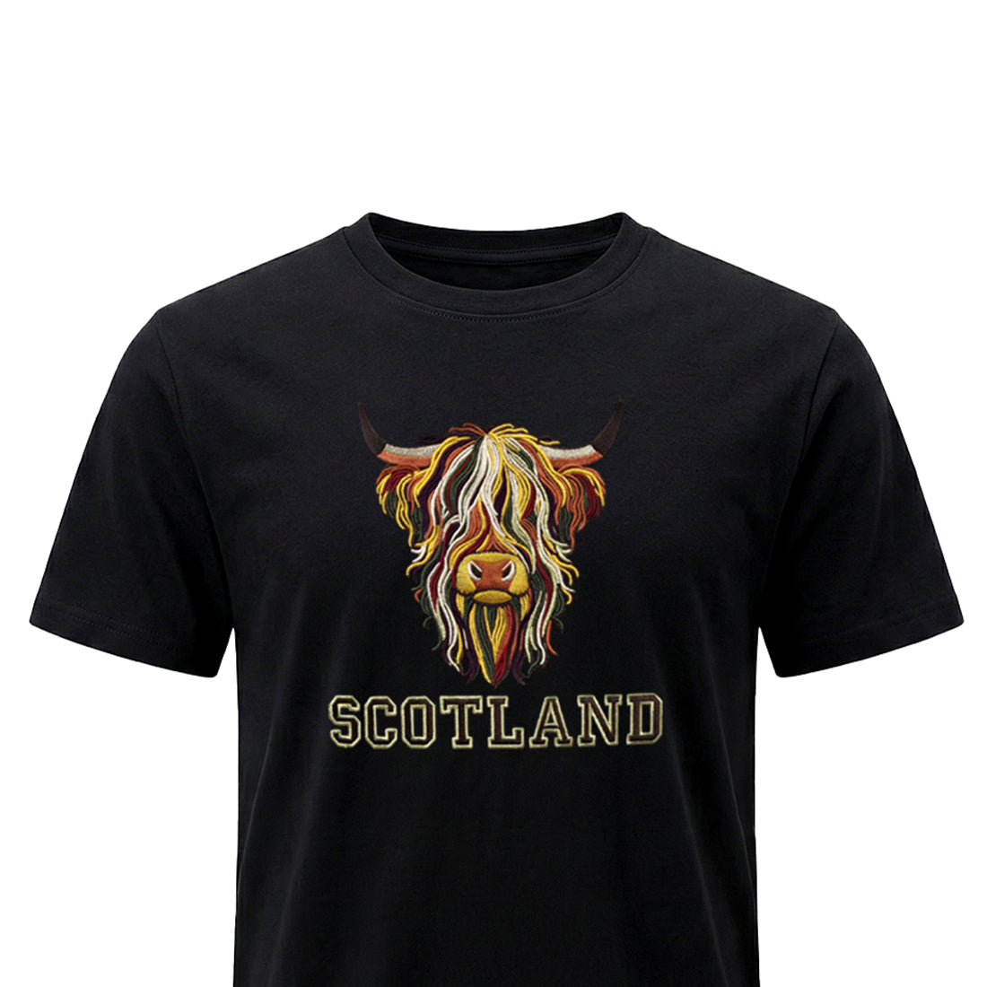 ADULT T-SHIRT | EMB MLT COW 8