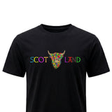 ADULT T-SHIRT | EMB SCOT(MLT COW 2)LAND