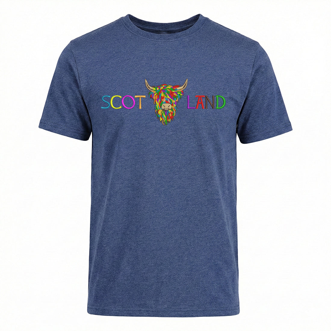 ADULT T-SHIRT | EMB SCOT(MLT COW 2)LAND