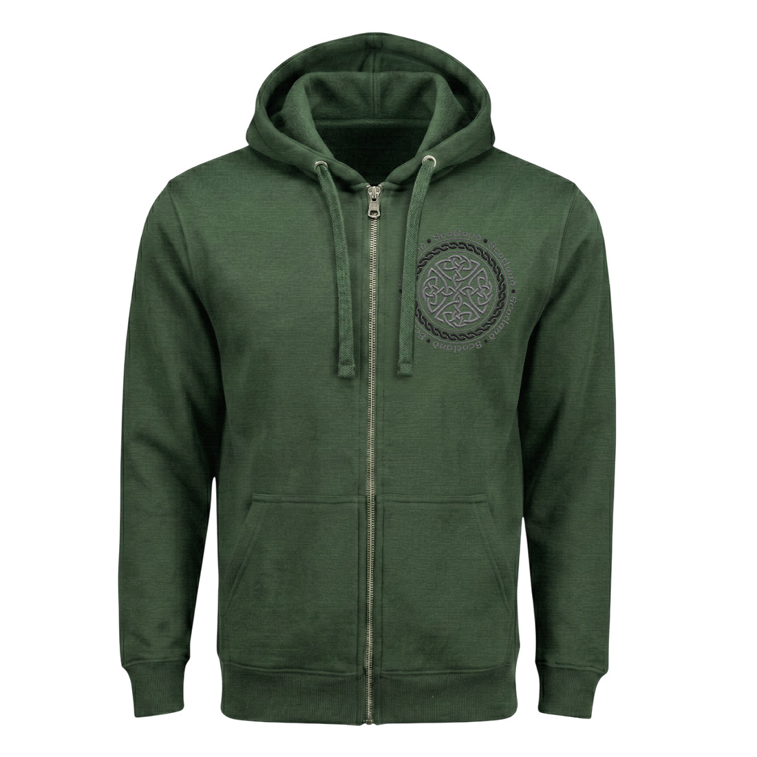 ADULT ZIPPER | EMB CIRCLE CELTIC