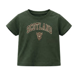 KIDS T-SHIRT | EMB SCT/BR COW 1