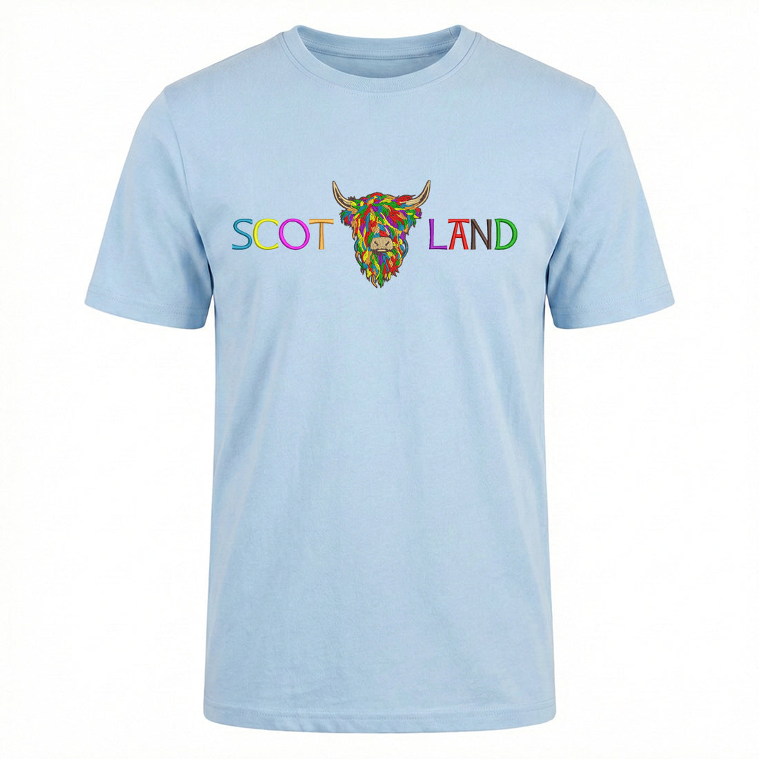 ADULT T-SHIRT | EMB SCOT(MLT COW 2)LAND