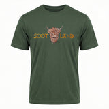 ADULT T-SHIRT | EMB SCOT(BR COW 1)LAND
