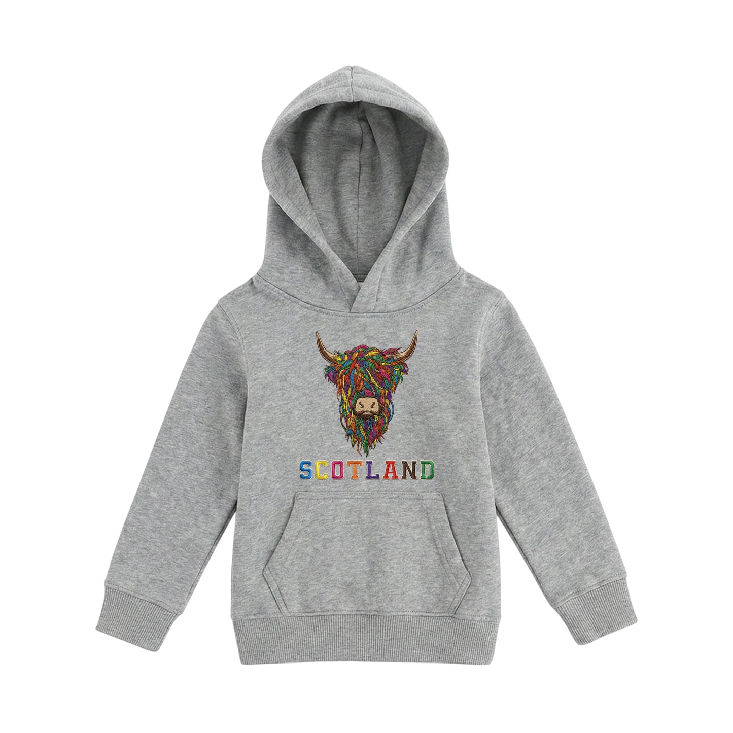 KIDS HOODIE | EMB MLT COW 2