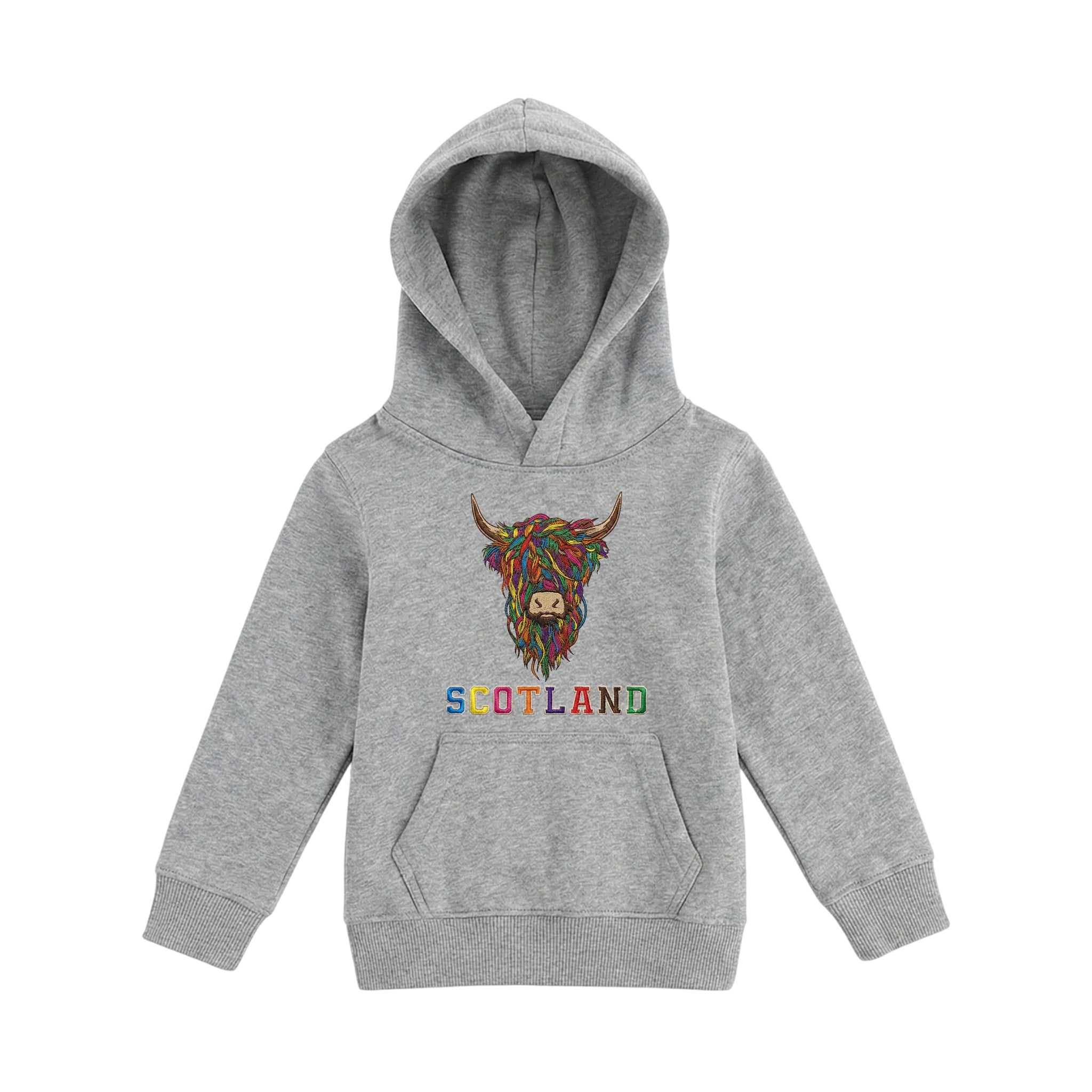 KIDS HOODIE | EMB MLT COW 2