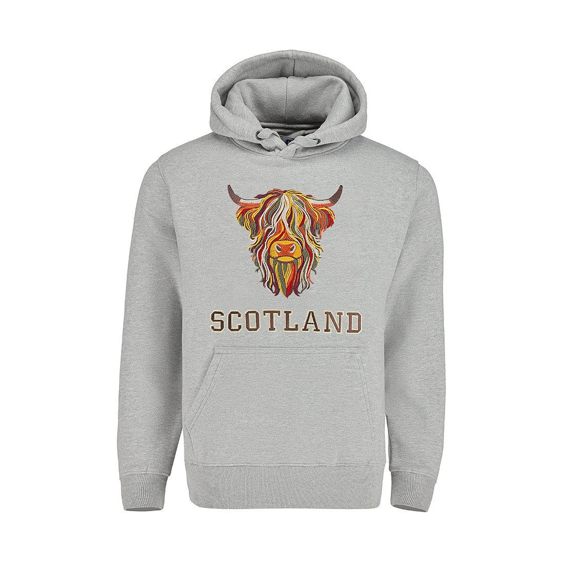 ADULT HOODIE | EMB MLT COW 8