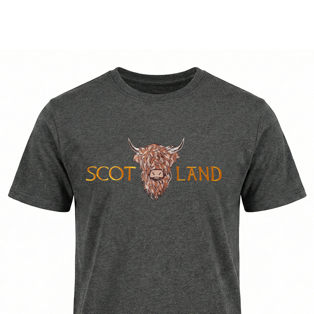 ADULT T-SHIRT | EMB SCOT(BR COW 1)LAND