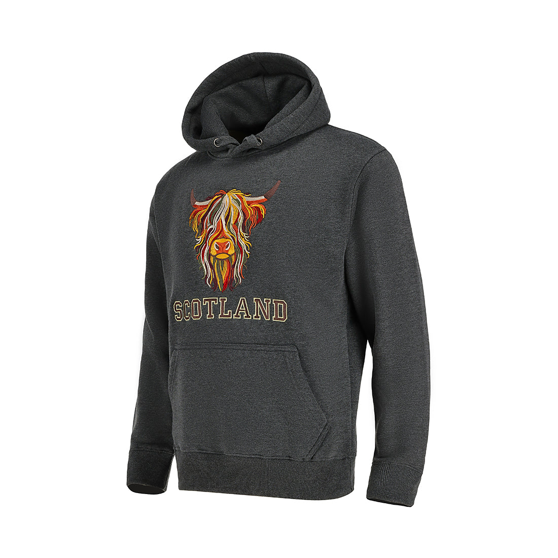 ADULT HOODIE | EMB MLT COW 8