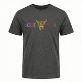 ADULT T-SHIRT | EMB SCOT(MLT COW 2)LAND