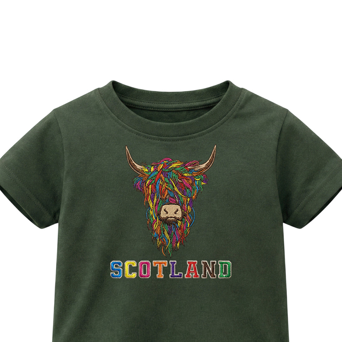 KIDS T-SHIRT | EMB MLT COW 2