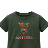 KIDS T-SHIRT | EMB MLT COW 2