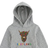 KIDS HOODIE | EMB MLT COW 2