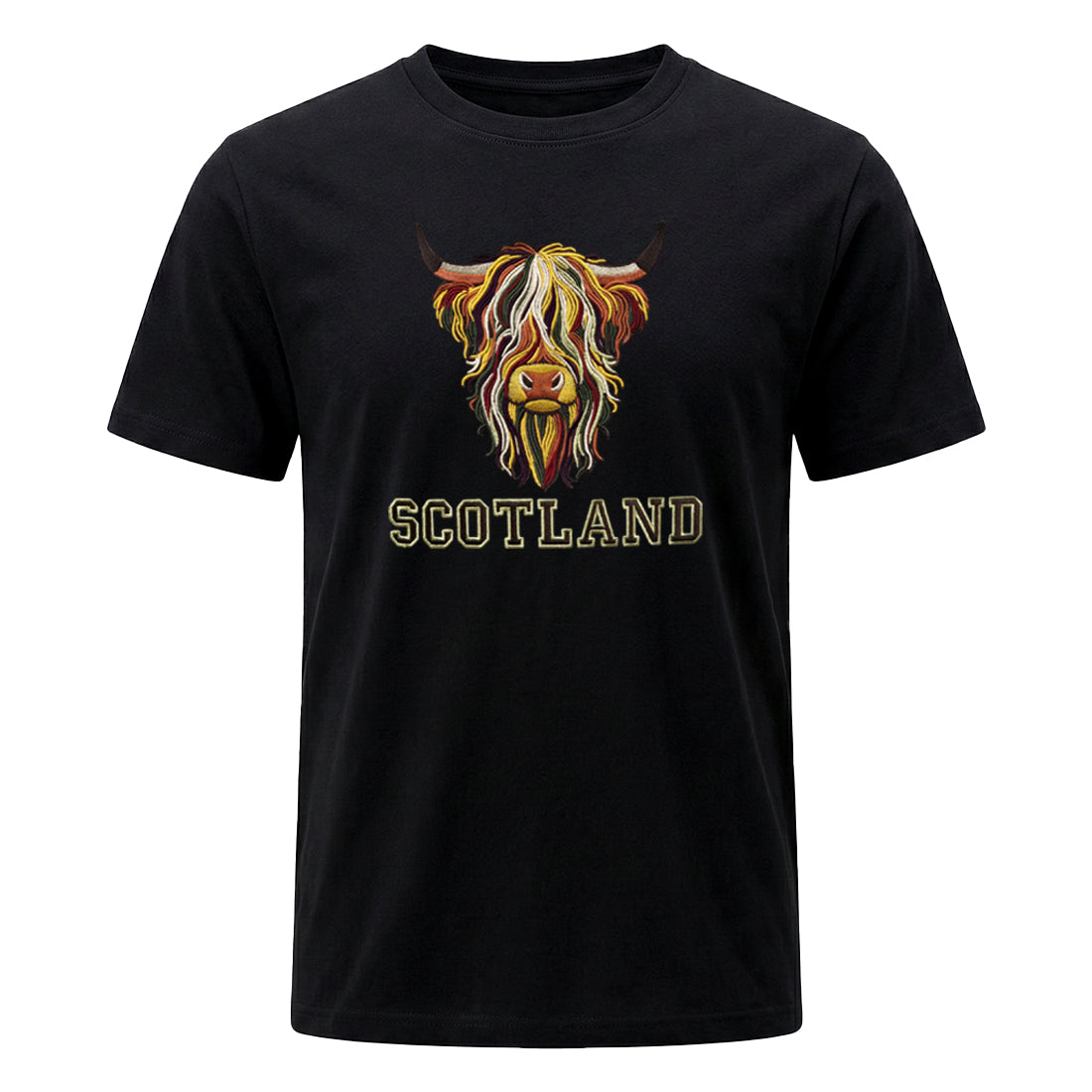 ADULT T-SHIRT | EMB MLT COW 8