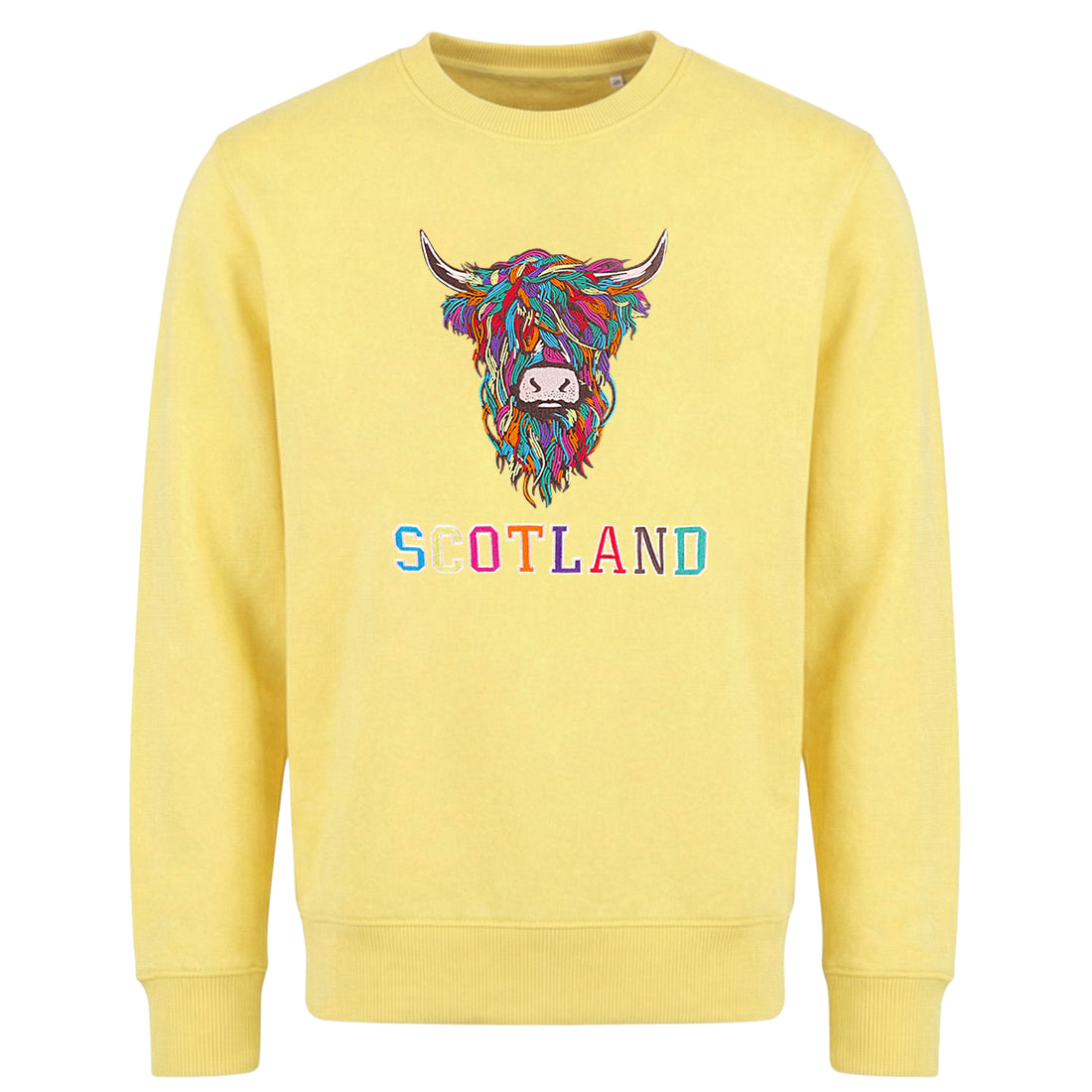ADULT SWEATSHIRT | EMB MLT COW 2