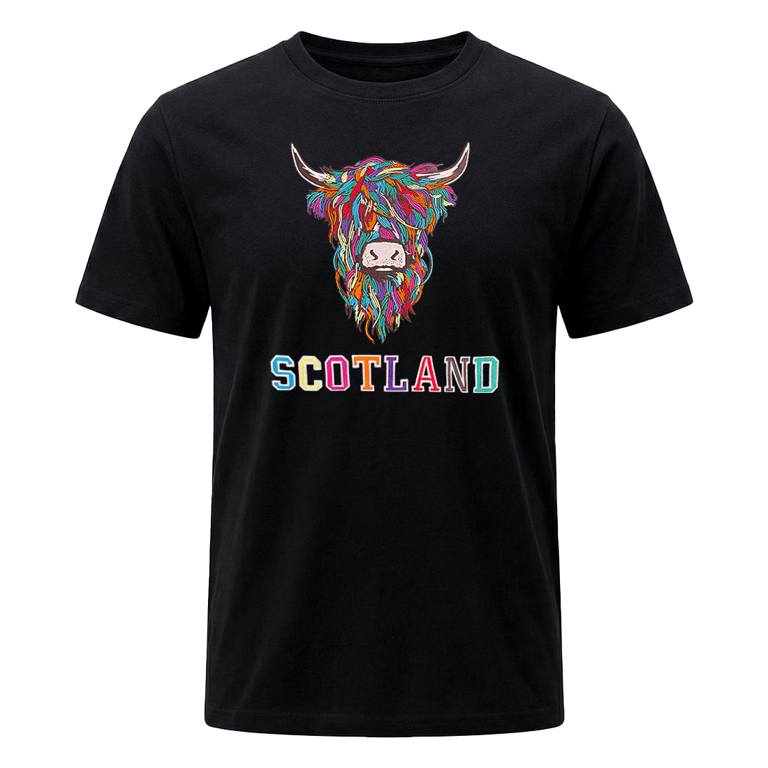 ADULT T-SHIRT | EMB MLT COW 2