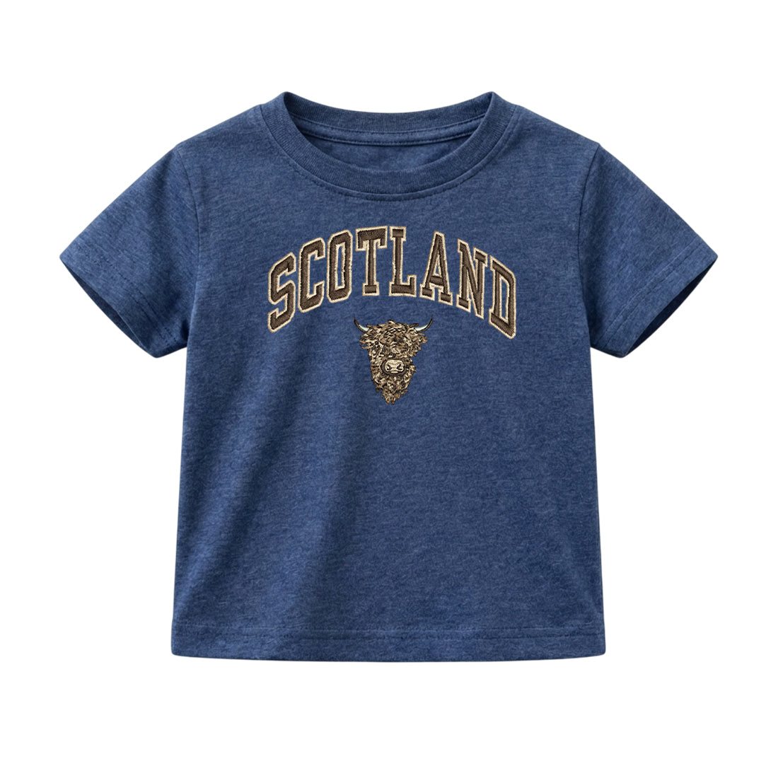 KIDS T-SHIRT | EMB SCT/BR COW 1