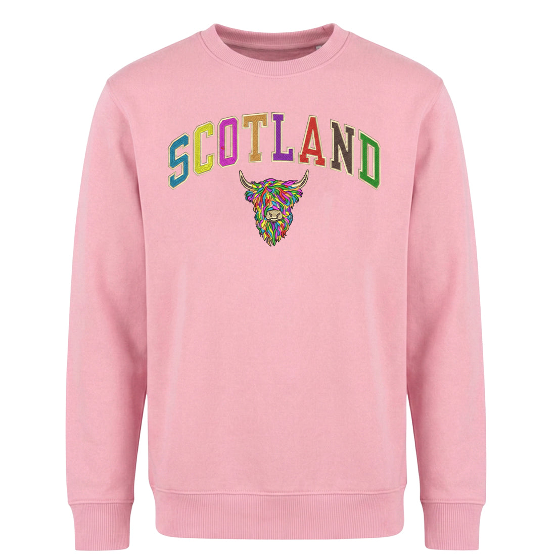 ADULT SWEATSHIRT | EMB SCT/MLT COW 2