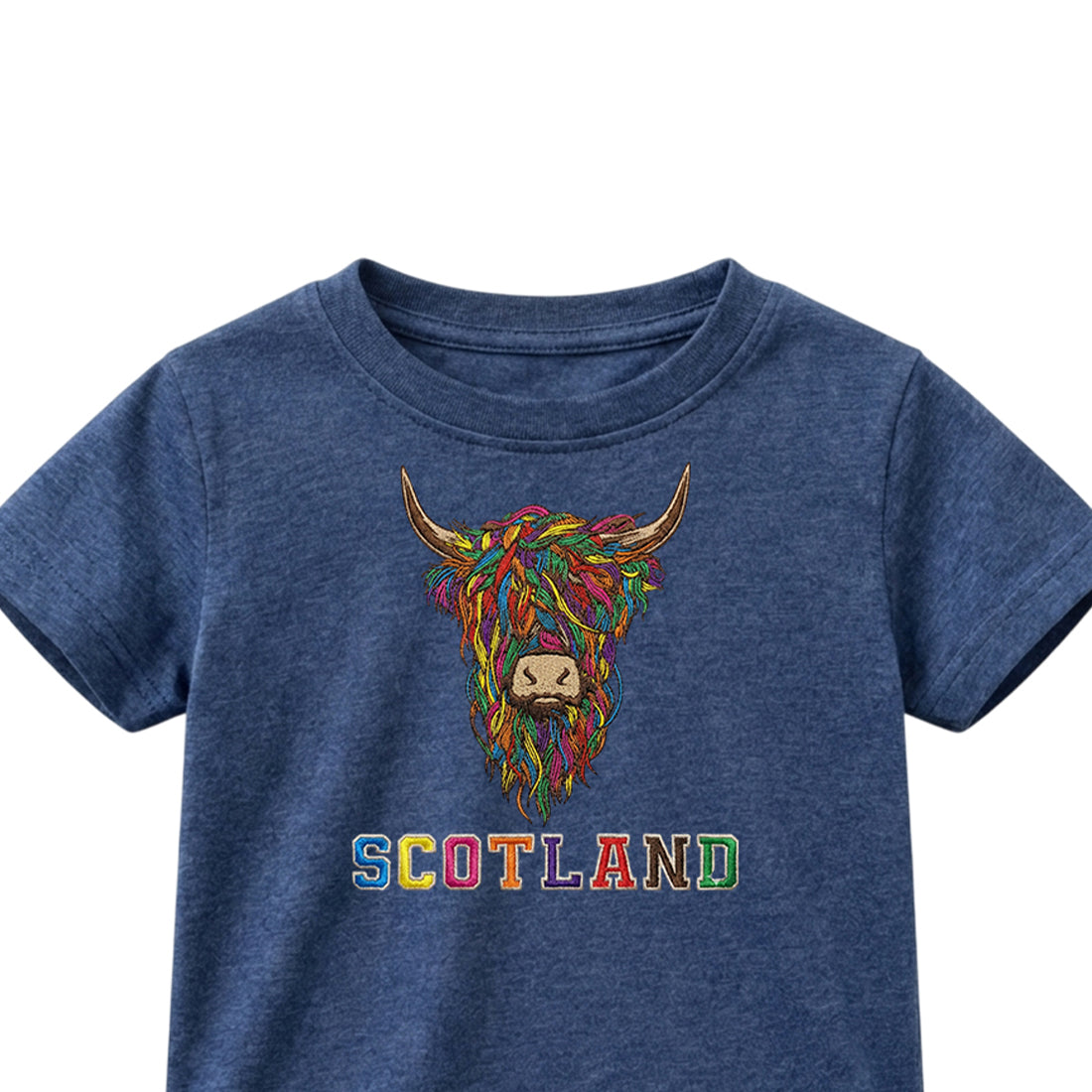 KIDS T-SHIRT | EMB MLT COW 2