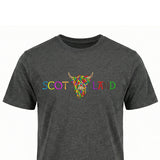 ADULT T-SHIRT | EMB SCOT(MLT COW 2)LAND