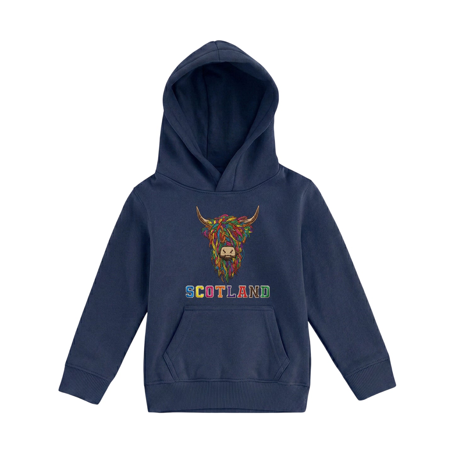 KIDS HOODIE | EMB MLT COW 2